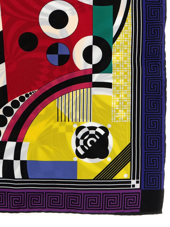 Versace 'Theatre' Print Silk Scarf
