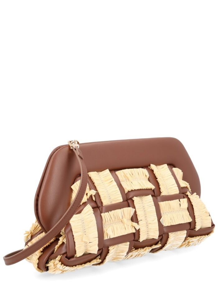 THEMOIRÈ BORSA "BIOS" CON DETTAGLI INTRECCIATI IN RAFIA