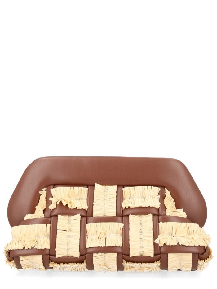 THEMOIRÈ BORSA "BIOS" CON DETTAGLI INTRECCIATI IN RAFIA