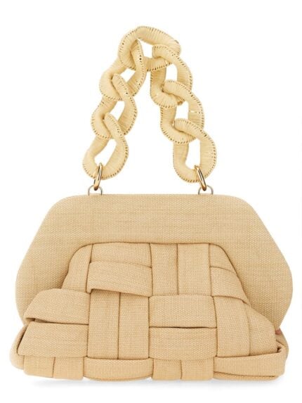 THEMOIRÈ "TIA WEAVED STRAW" BAG