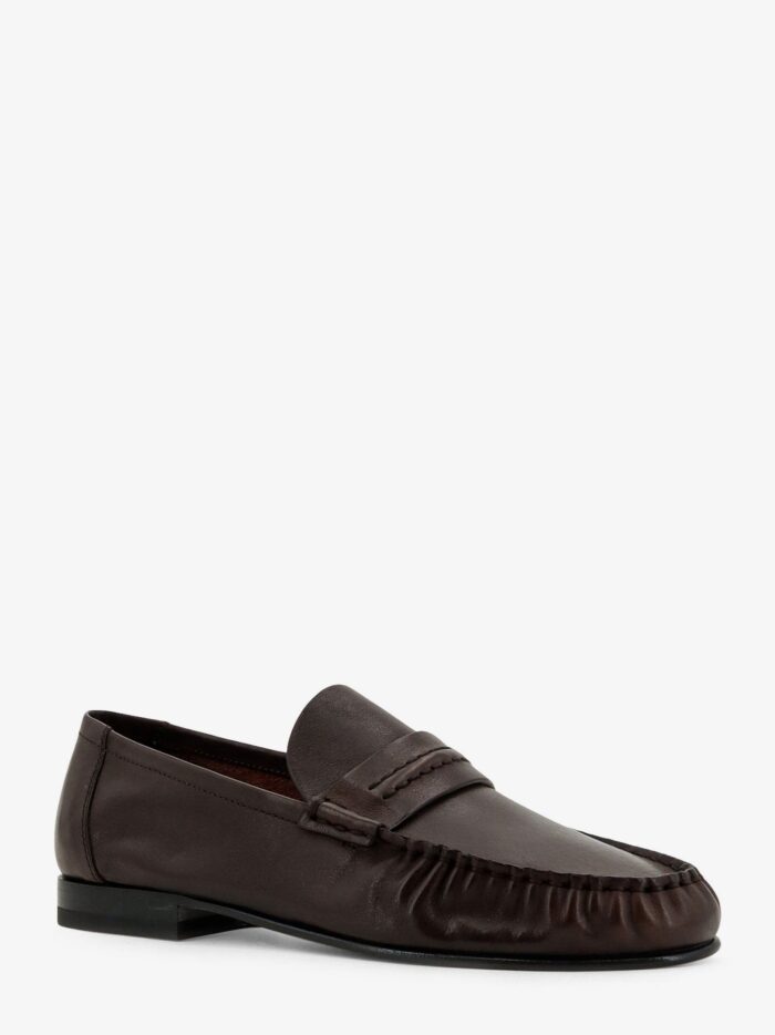 THE ROW Theo Leather Loafers