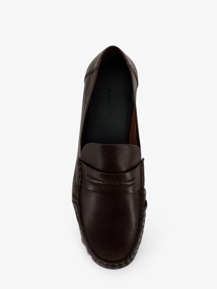 THE ROW Theo Leather Loafers
