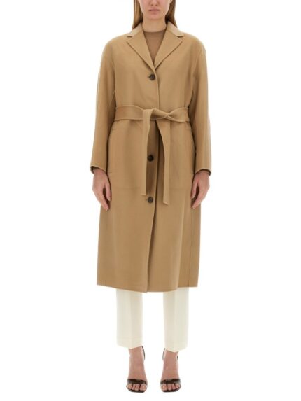 THEORY BELTED COAT