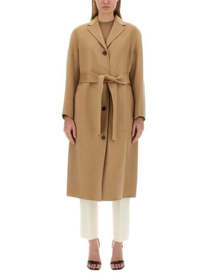 THEORY BELTED COAT