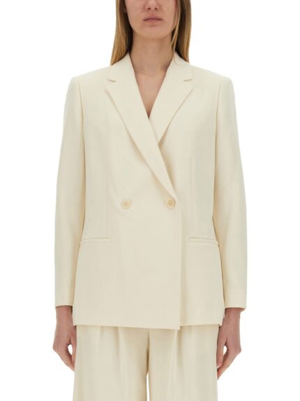 THEORY DOUBLE-BREASTED BLAZER