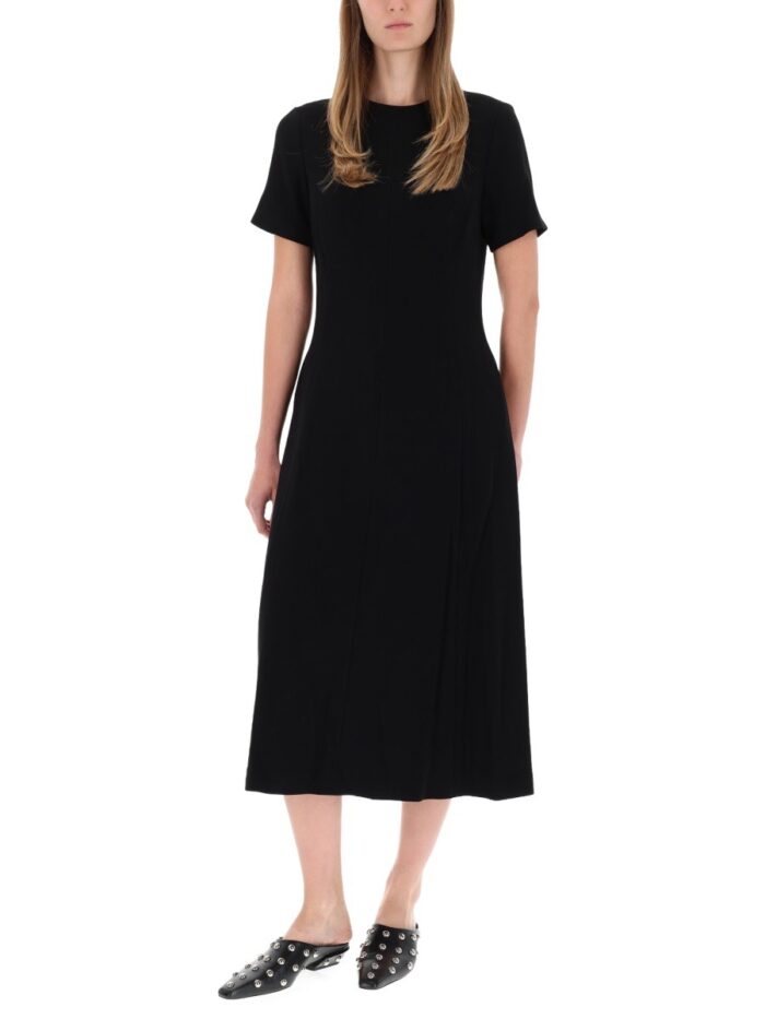 THEORY MIDI DRESS IN "ADMIRAL CRÊPE"