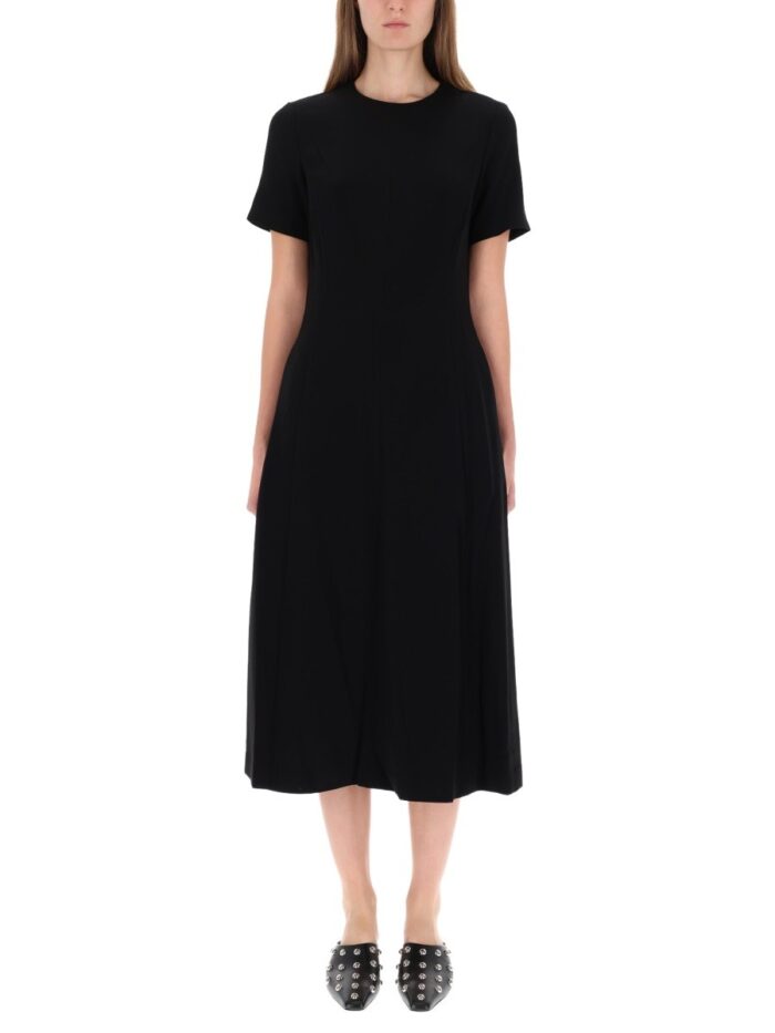 THEORY MIDI DRESS IN "ADMIRAL CRÊPE"