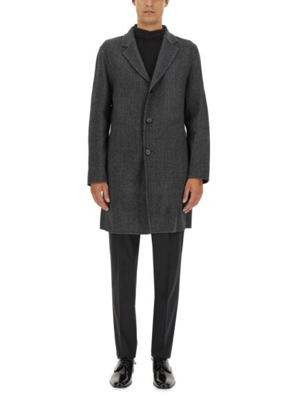 THEORY SINGLE-BREASTED COAT