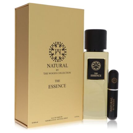 The Woods Collection Natural The Essence By The Woods Collection - Eau De Parfum Spray With Mini Refillable Spray (Unisex) 3.4 Oz