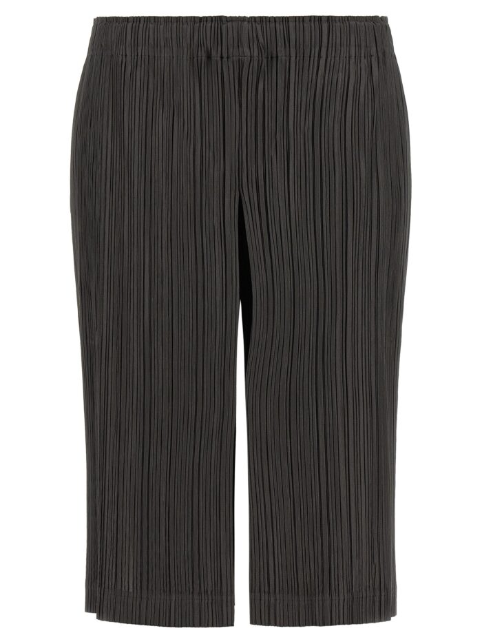 pleats please issey miyake 'thicker bottoms 2' bermuda shorts PLEATS PLEASE ISSEY MIYAKE 'Thicker Bottoms 2' Bermuda Shorts