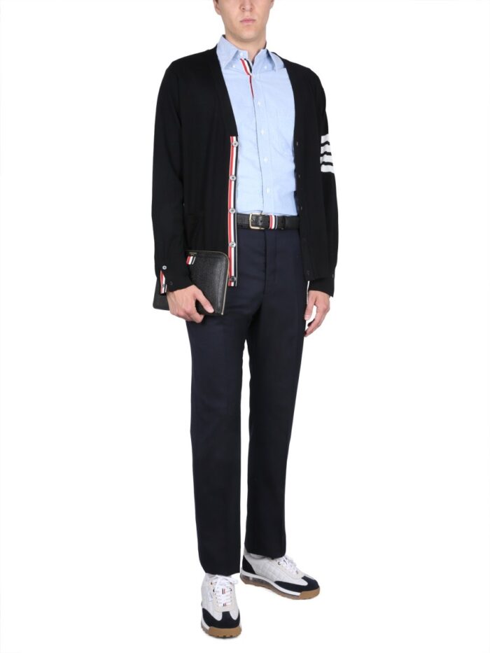 THOM BROWNE 4-BAR CARDIGAN