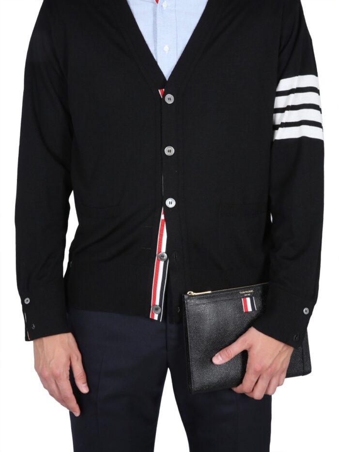 THOM BROWNE 4-BAR CARDIGAN