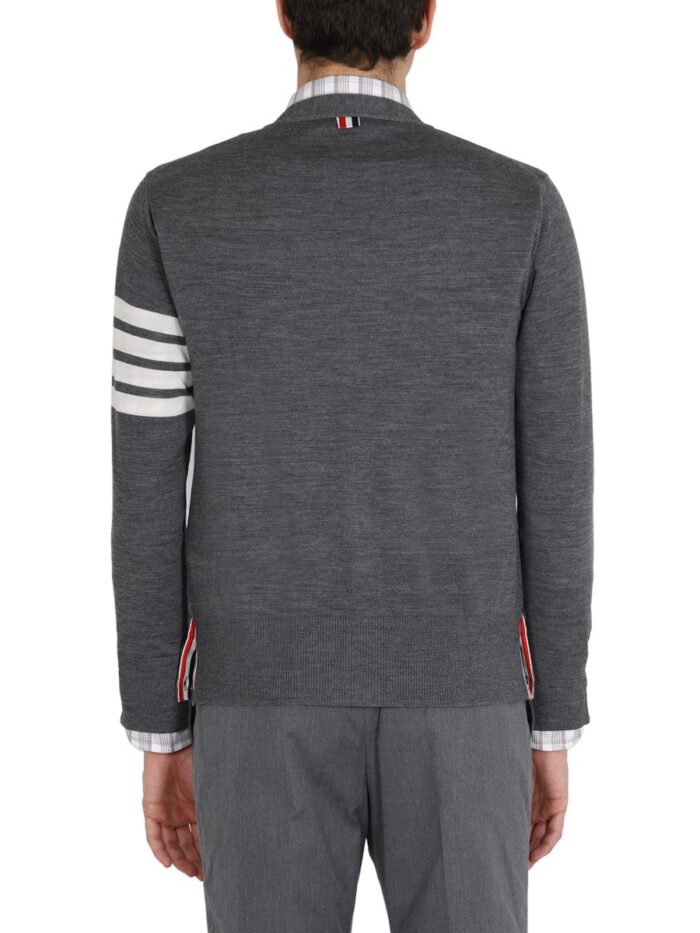 THOM BROWNE 4-BAR CARDIGAN