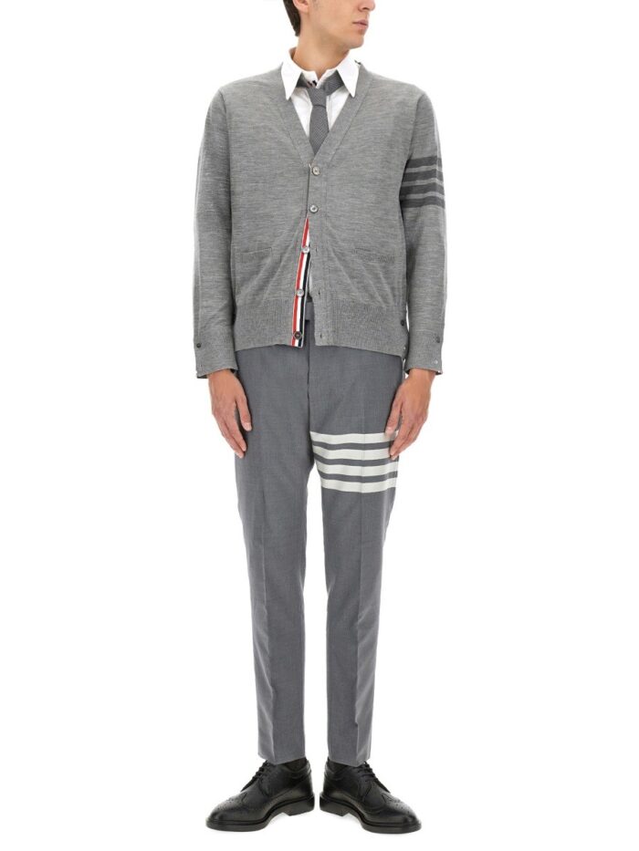 THOM BROWNE "4-BAR" CARDIGAN