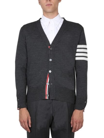 THOM BROWNE 4-BAR CARDIGAN
