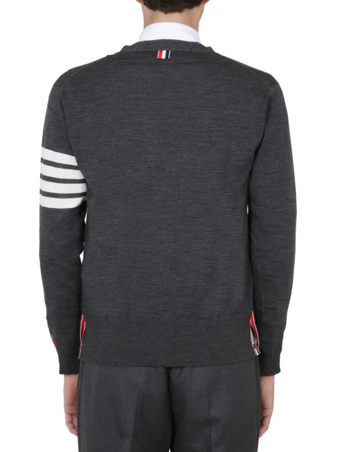 THOM BROWNE 4-BAR CARDIGAN