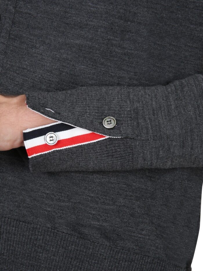 THOM BROWNE 4-BAR CARDIGAN