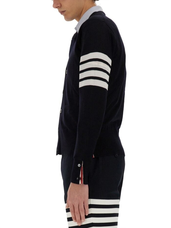 THOM BROWNE 4-BAR CARDIGAN