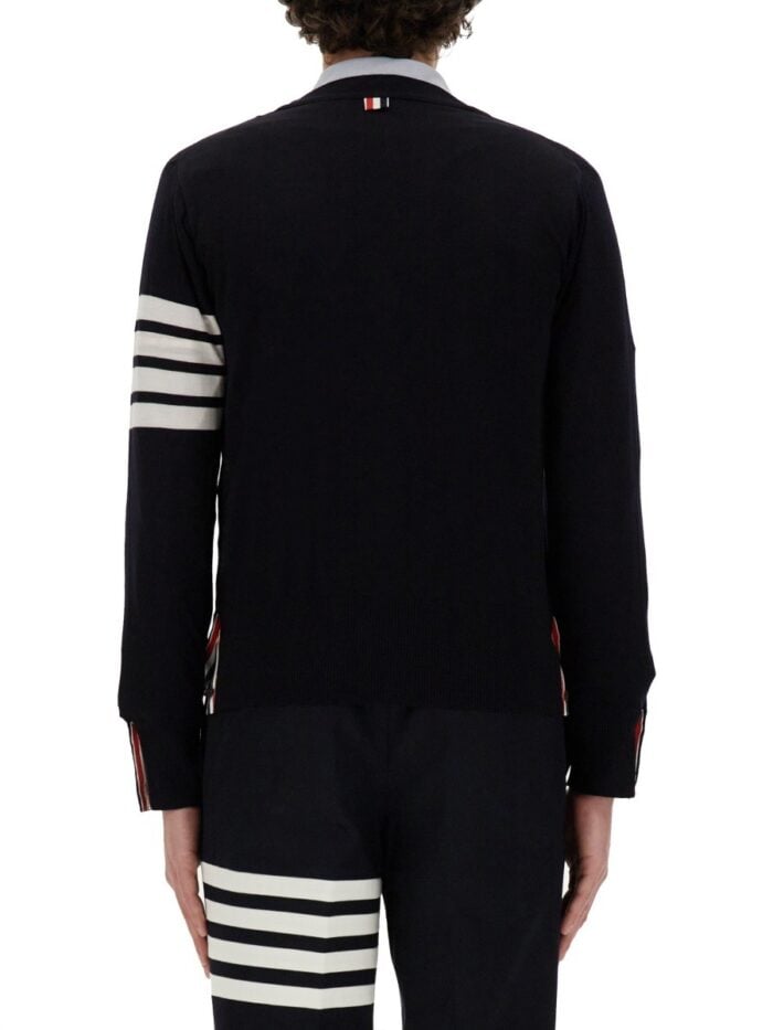 THOM BROWNE 4-BAR CARDIGAN