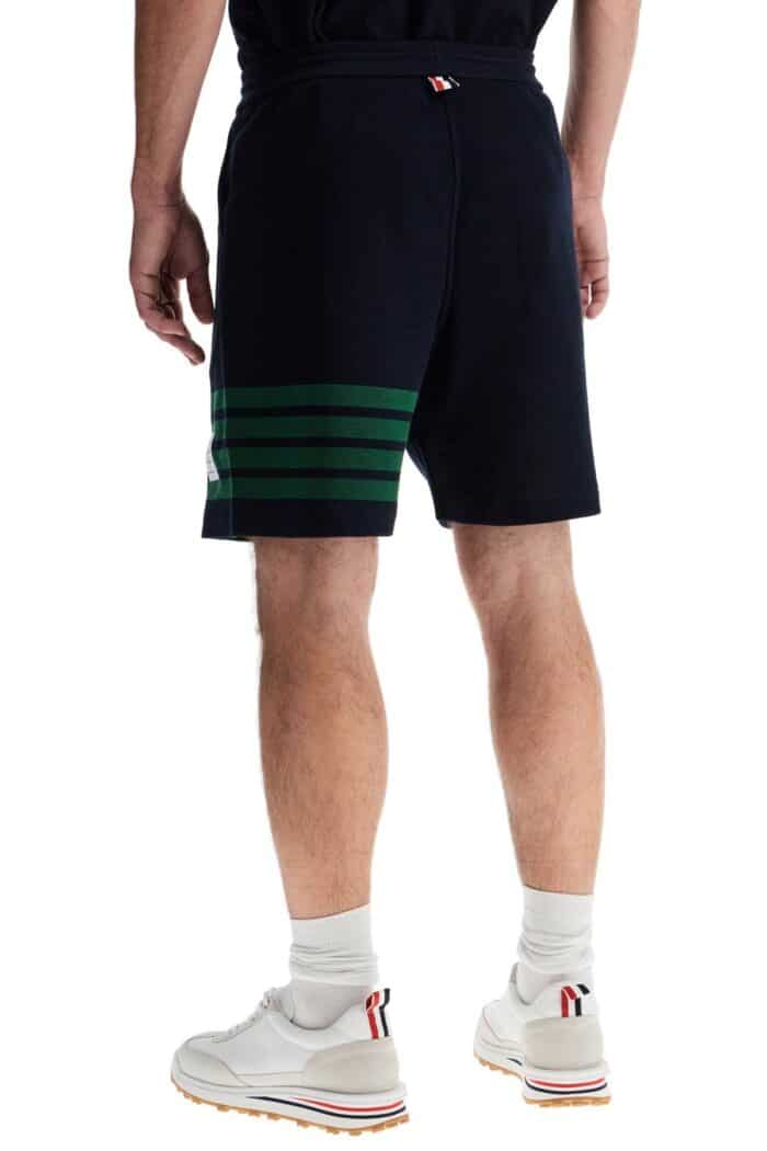 THOM BROWNE 4-bar Cotton Bermuda Shorts