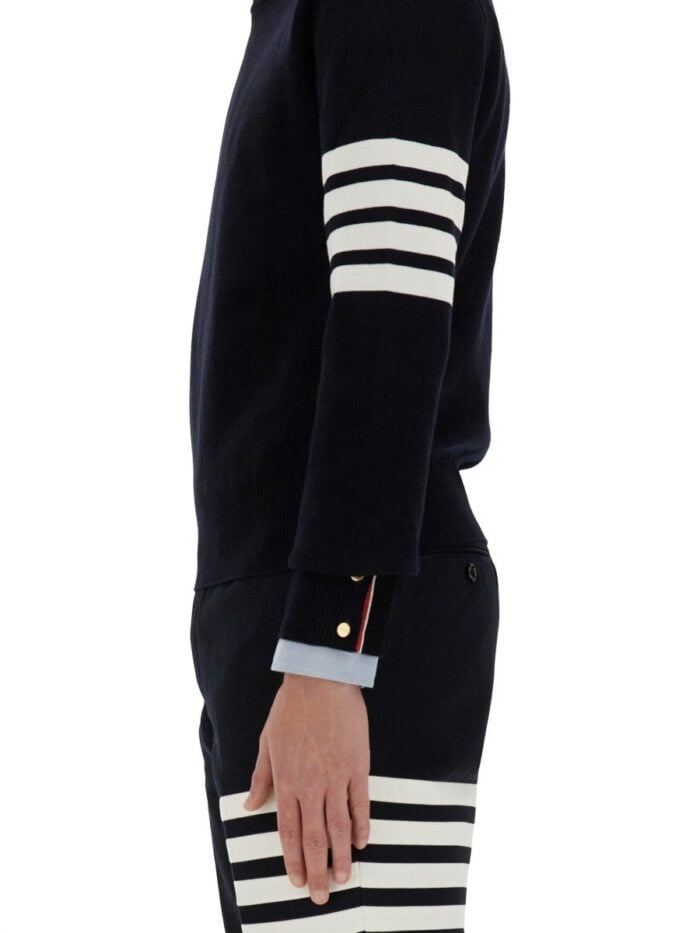 THOM BROWNE 4-BAR COTTON JERSEY