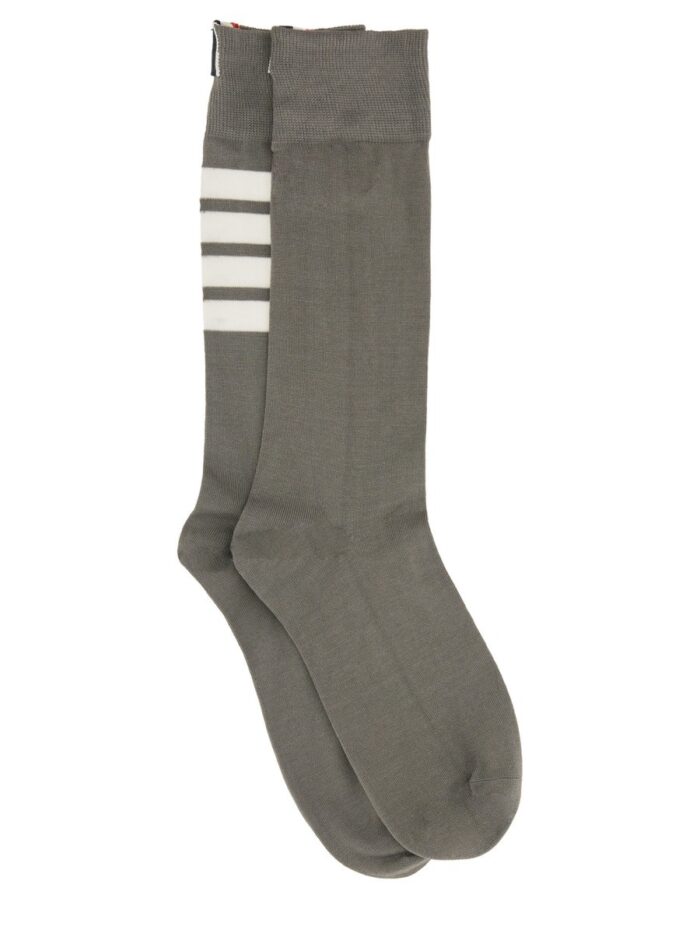 THOM BROWNE "4-BAR" COTTON SOCK