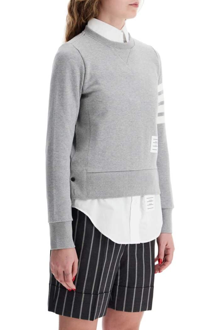 THOM BROWNE 4-bar Crewneck Sweat