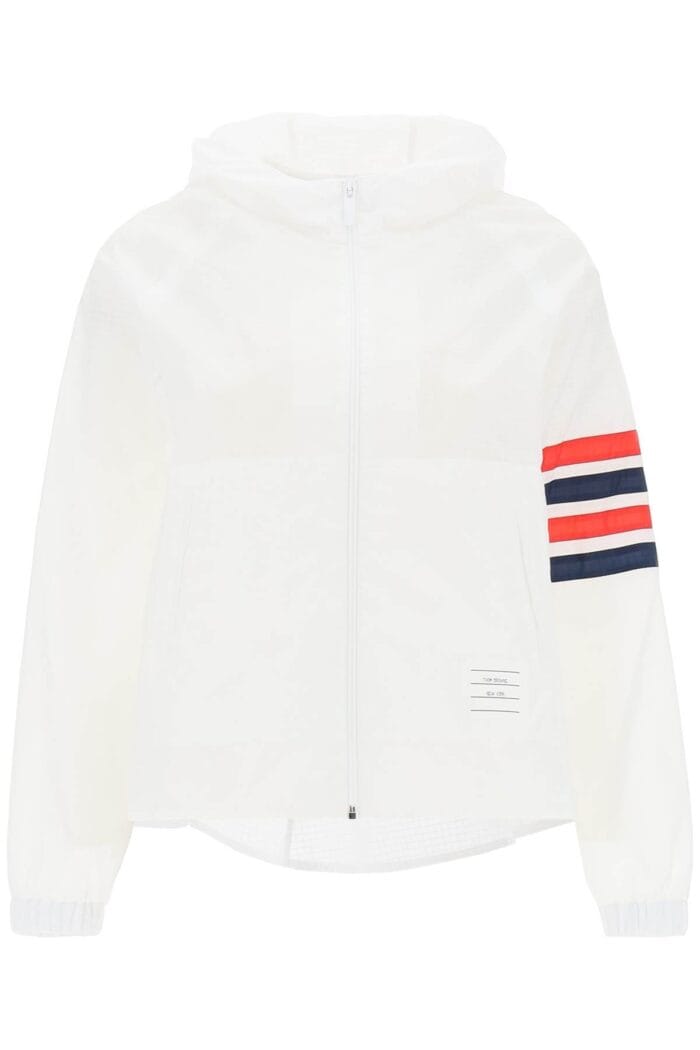 THOM BROWNE 4-bar Jacket In Ripstop