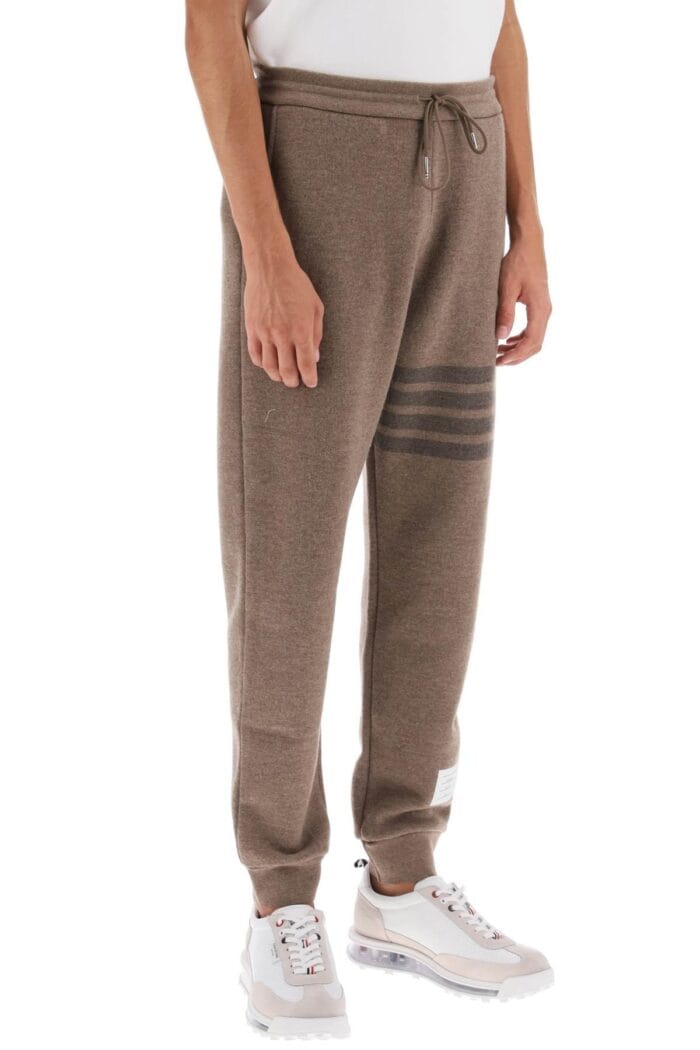 Thom Browne 4-bar Loopback-wool Sweatpants