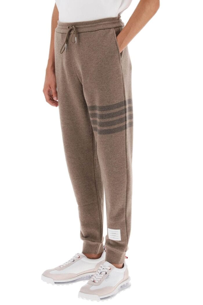 Thom Browne 4-bar Loopback-wool Sweatpants