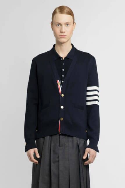 THOM BROWNE 4-bar Milano Stitch Cardigan