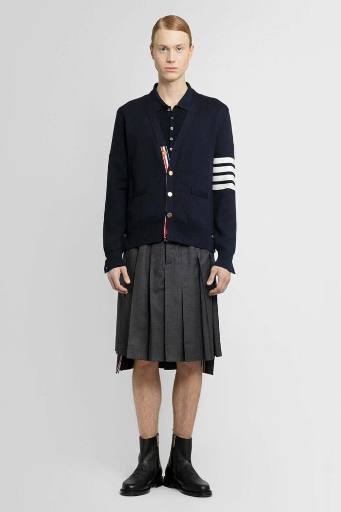 THOM BROWNE 4-bar Milano Stitch Cardigan