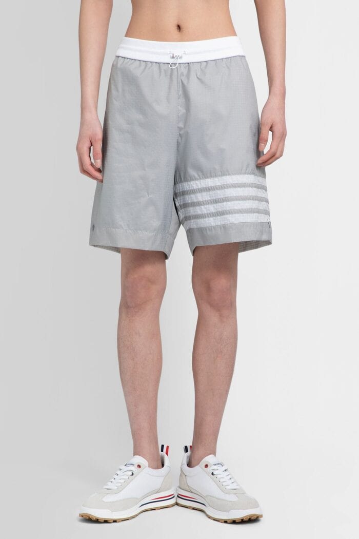 thom browne 4 bar stripe track shorts THOM BROWNE 4-bar Stripe Track Shorts