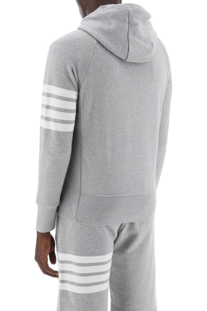 THOM BROWNE 4-bar Zip-up Hoodie