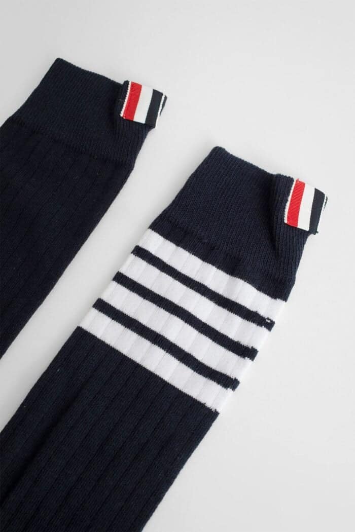 THOM BROWNE Athletic Mid-calf 4-bar Socks