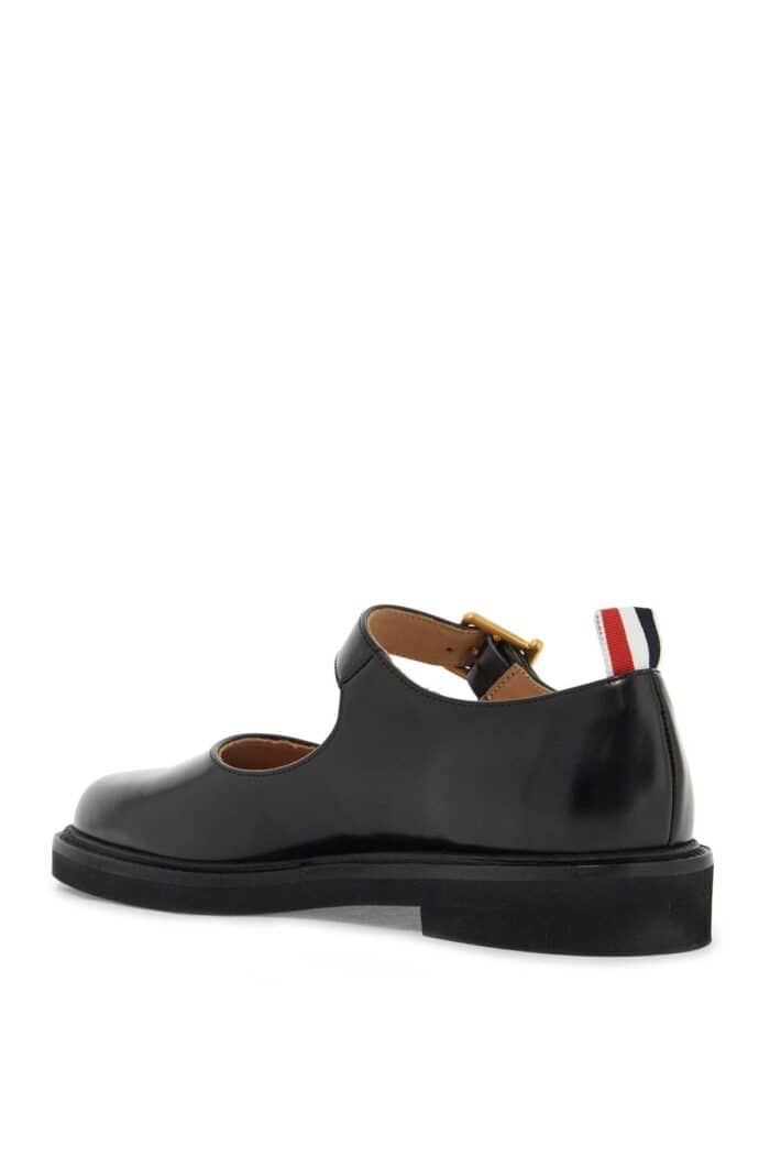 THOM BROWNE "brushed Leather Mary Jane Thom John Shoes