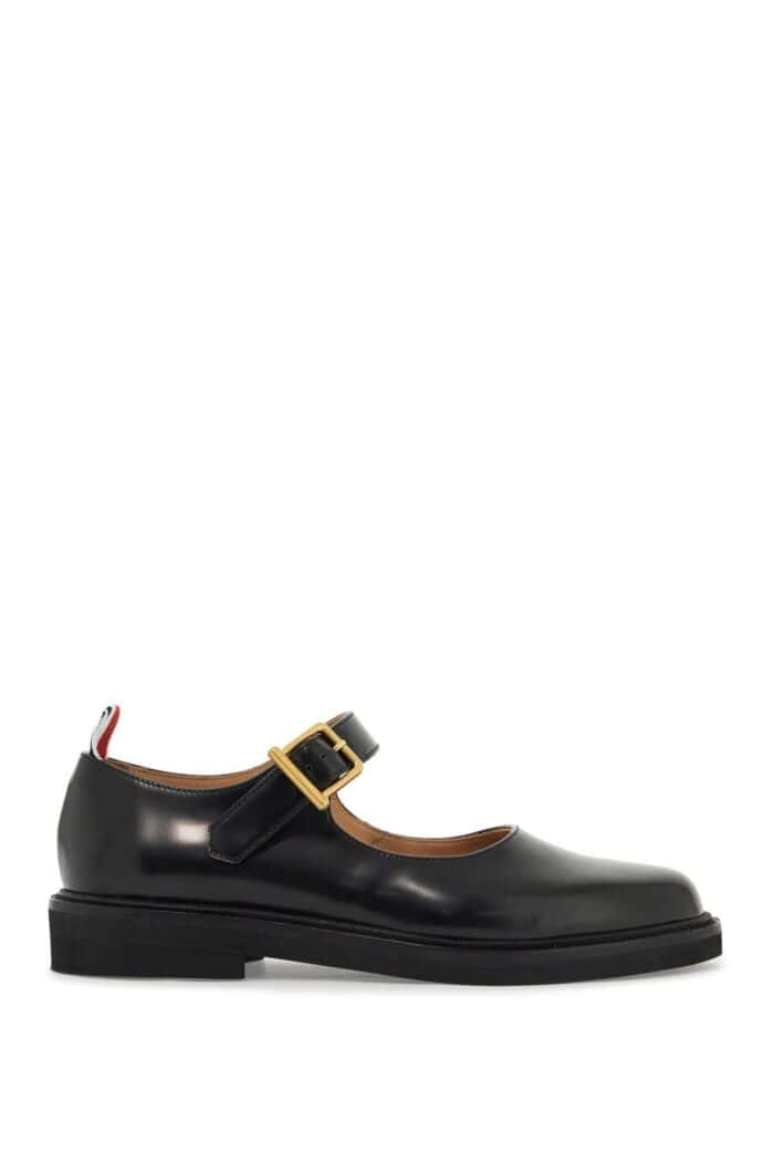 THOM BROWNE "brushed Leather Mary Jane Thom John Shoes