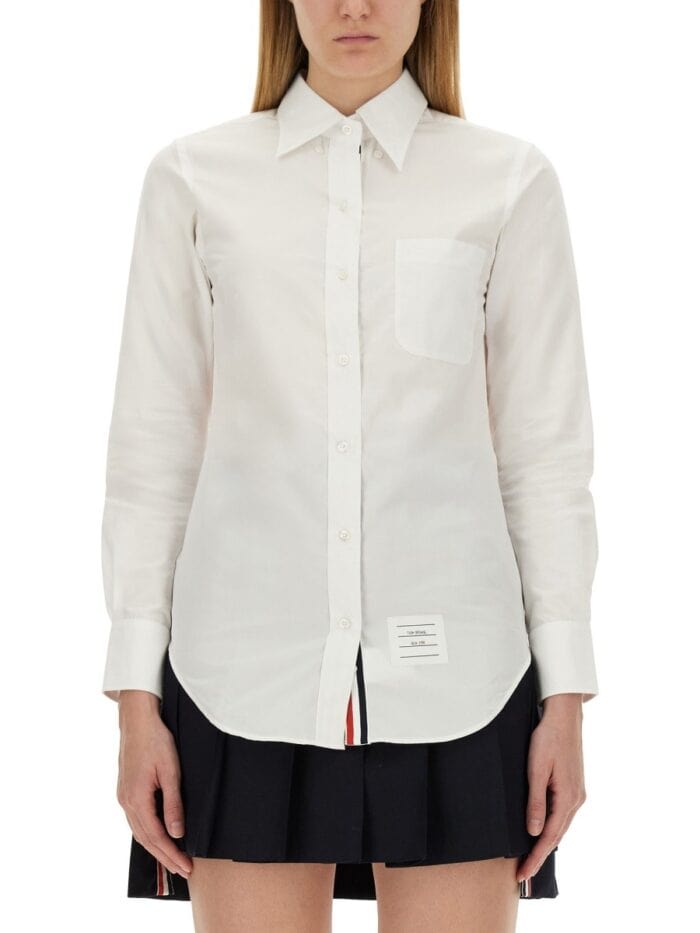 THOM BROWNE CAMICIA CON LOGO