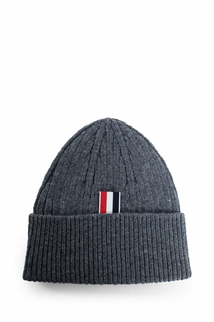 THOM BROWNE Cashmere Rib 4-bar Hat