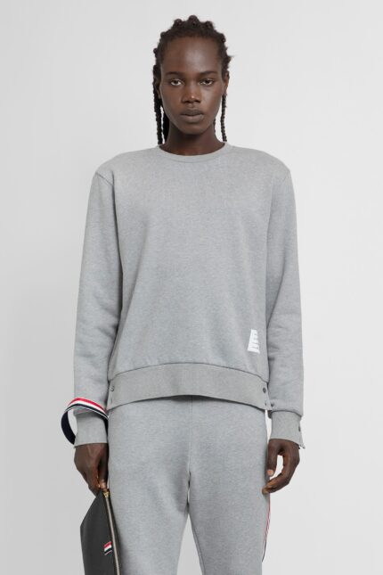 THOM BROWNE Centerback Striped Loopback Sweat-shirt