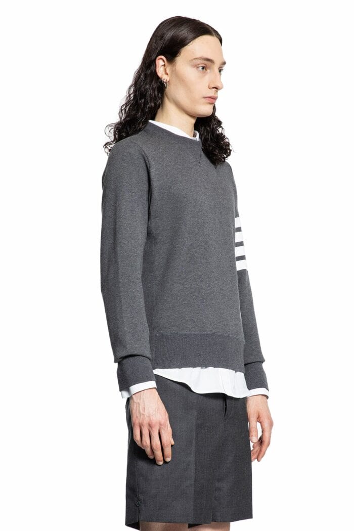 THOM BROWNE Classic Loopback 4-bar Sweatshirt