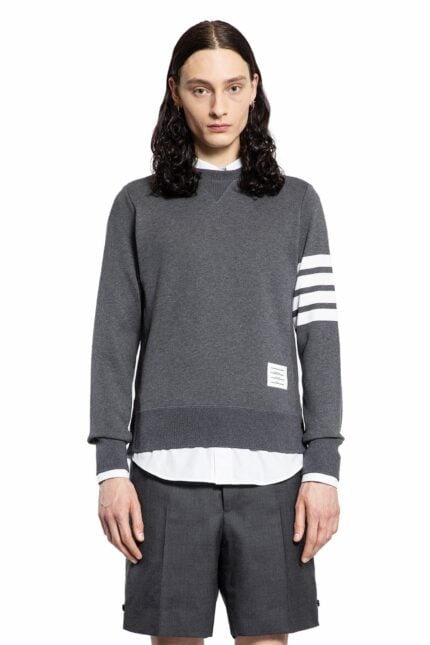 THOM BROWNE Classic Loopback 4-bar Sweatshirt