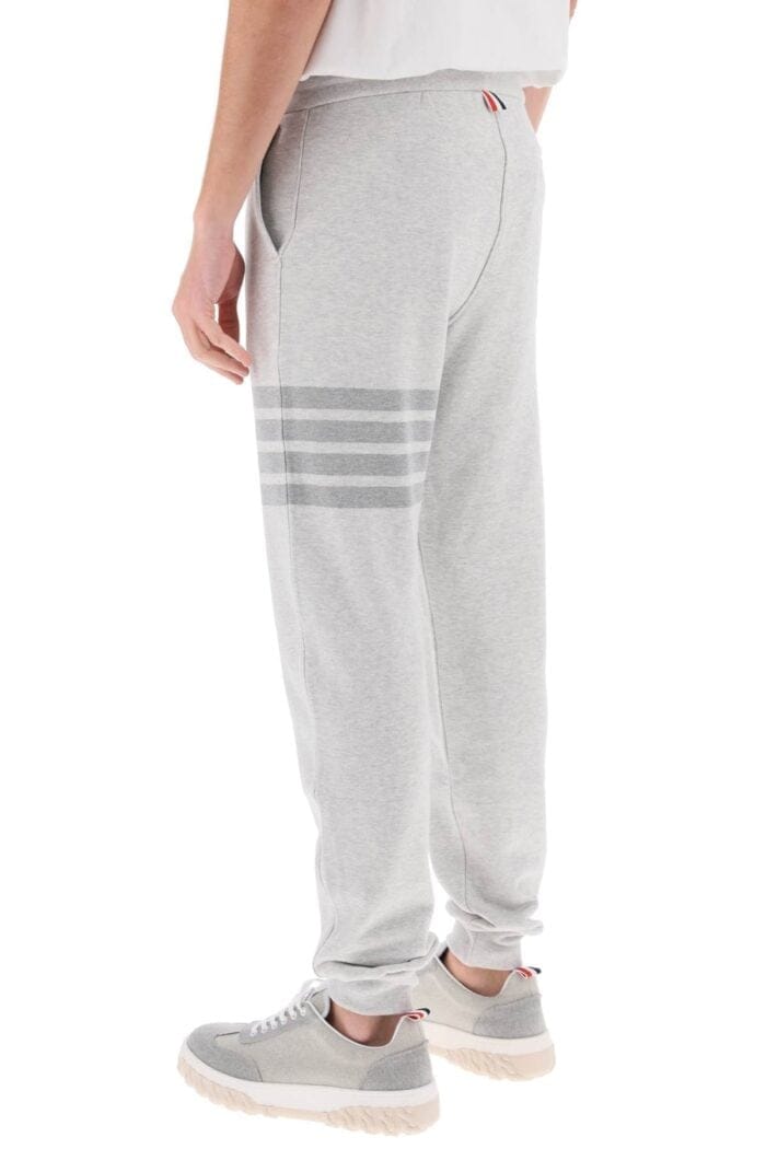 THOM BROWNE Cotton 4-bar Sweatpants