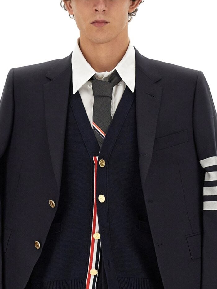 THOM BROWNE COTTON CARDIGAN