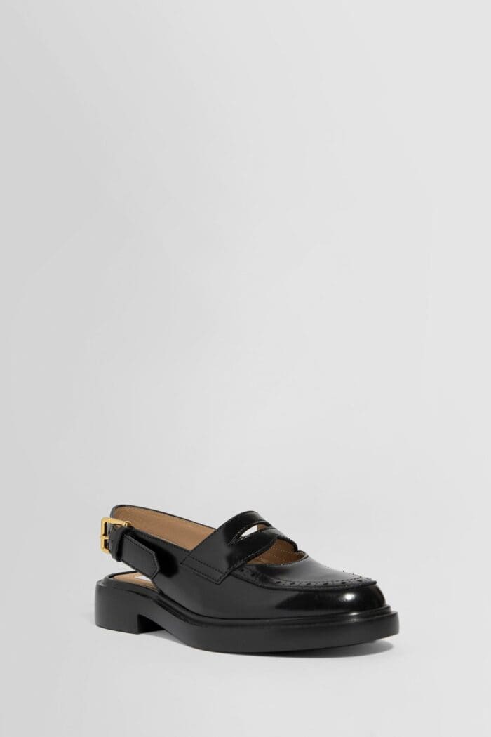 THOM BROWNE Cut-out Slingback Penny Loafers