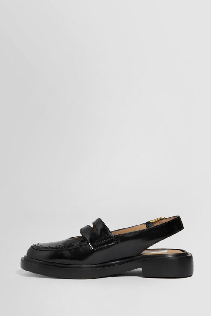 THOM BROWNE Cut-out Slingback Penny Loafers