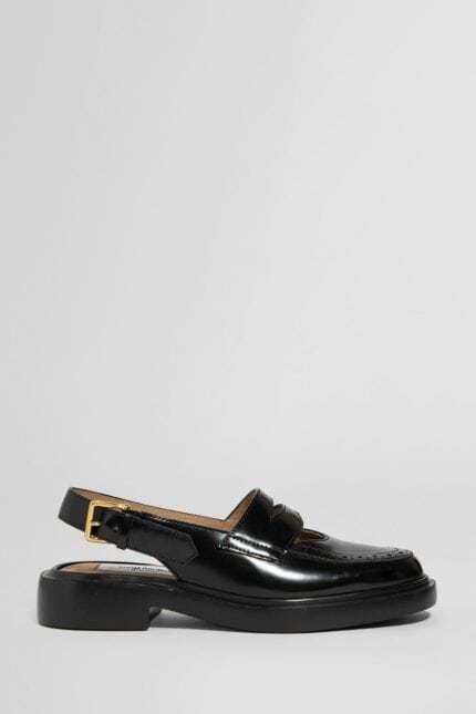 THOM BROWNE Cut-out Slingback Penny Loafers