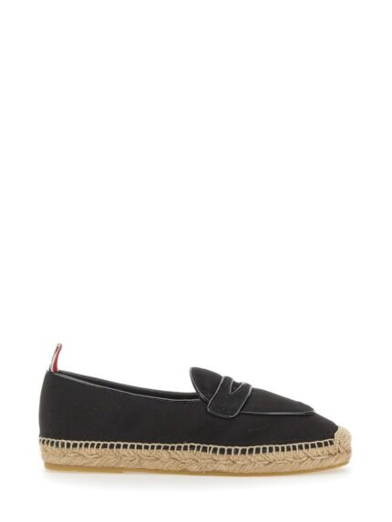 THOM BROWNE ESPADRILLE PENNY VARSITY