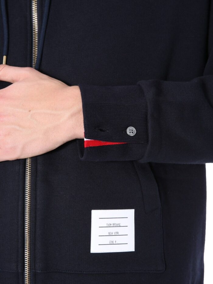 THOM BROWNE FELPA CON CAPPUCCIO