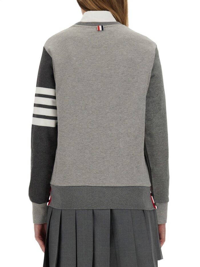 THOM BROWNE FELPA "FUNMIX CLASSIC LOOPBACK 4-BAR"